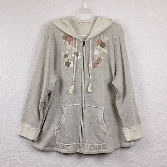 Style & Co Hooded Zip Up. Women’s L-Xl - Picture 1 of 8